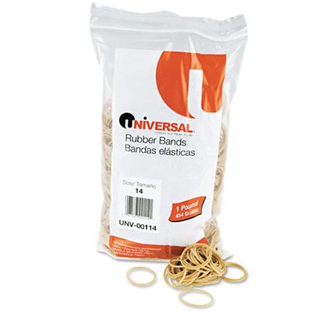 UNIVERSAL Universal 00114 Rubber Bands- Size 14- 2 x 1/16- 2360 Bands/1lb Pack 114